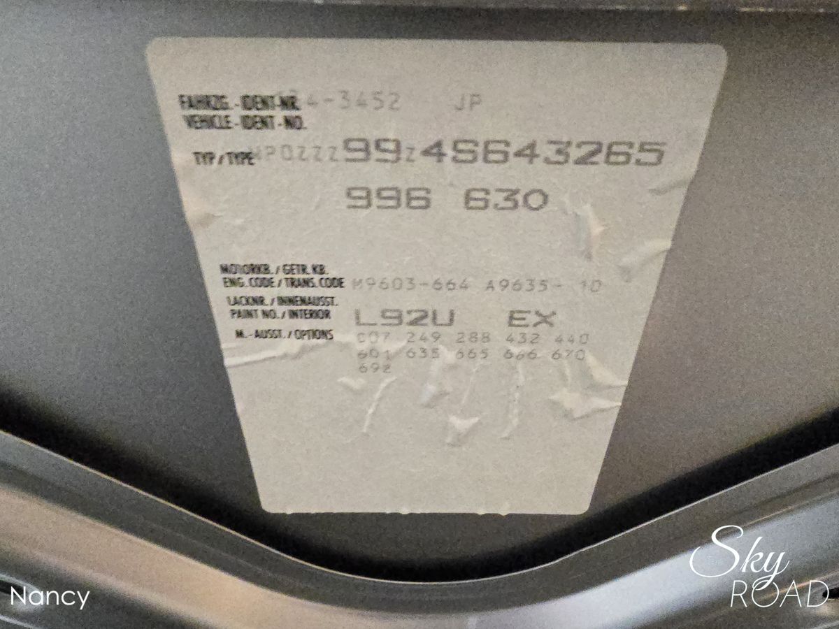 Porsche 996 4S Cabriolet 3.6 320cv