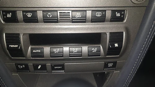 Remplacement des boutons de climatisation Porsche