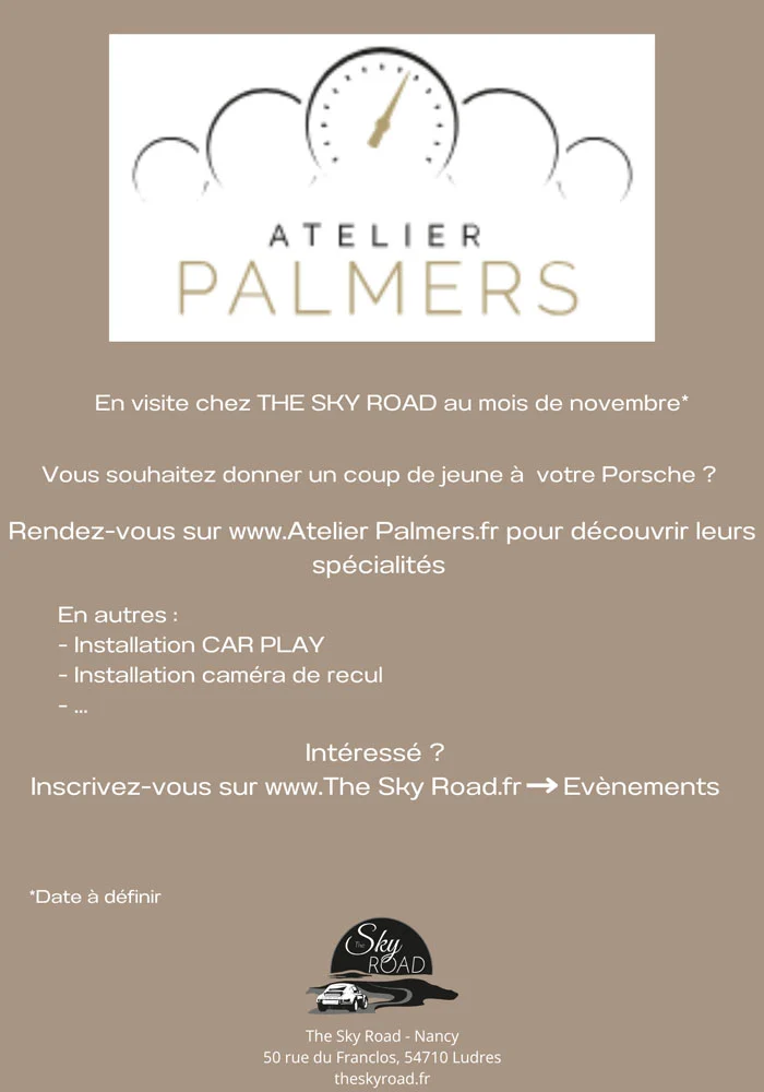[Événement] Atelier Palmers