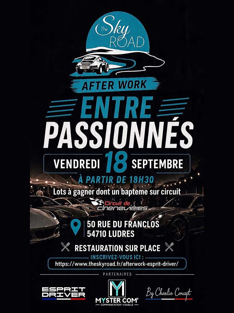 Afterwork Esprit Driver le 18 septembre 2026